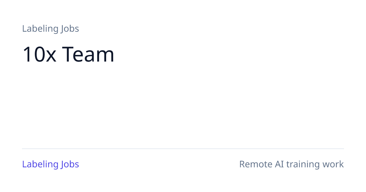 10x Team Jobs: Is 10x Team Legit? Pay and Review (2026)