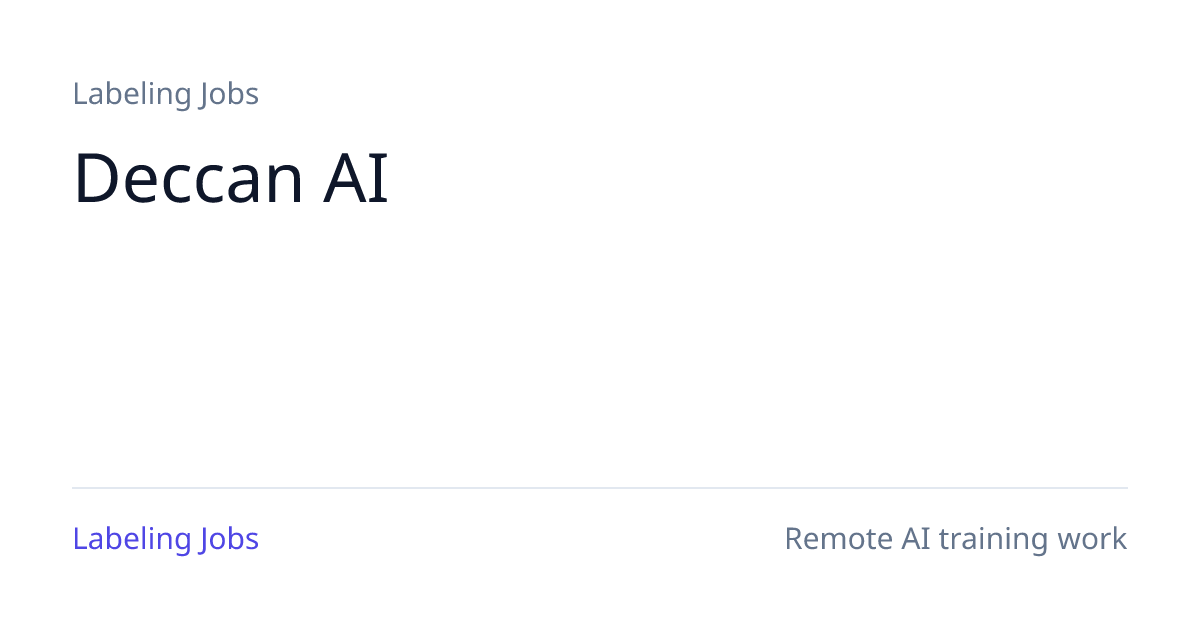 Deccan AI Jobs: Is Deccan AI Legit? Pay and Review (2026)